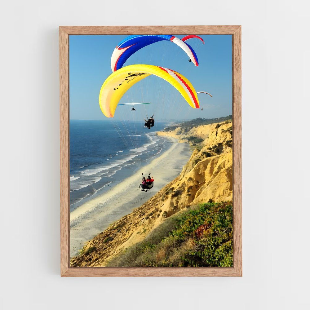 Poster Vol Liberté – affiche Deltaplane (vue 4)